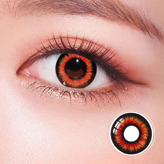 New Twilight Orange Horror Lens Contact Lenses