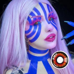 New Twilight Orange Horror Lens Contact Lenses