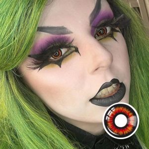 New Twilight Orange Horror Lens Contact Lenses