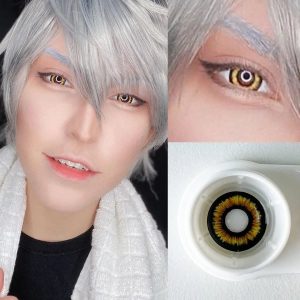 New Twilight Yellow Horror Lens Contact Lenses