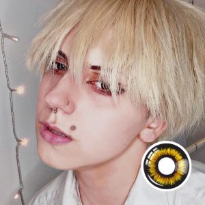 New Twilight Yellow Horror Lens Contact Lenses