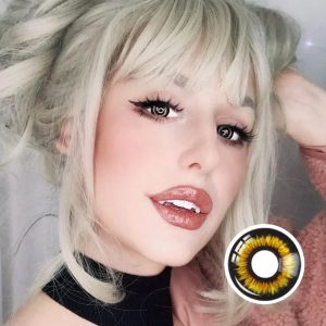 New Twilight Yellow Horror Lens Contact Lenses