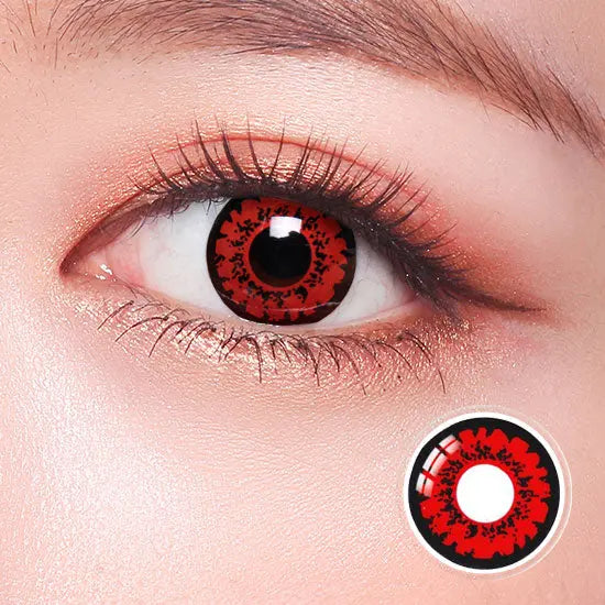 Ghoul Ken Red Anime Lens Contact Lenses