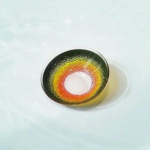 Golden Inferno Crazy Lens Contact Lenses