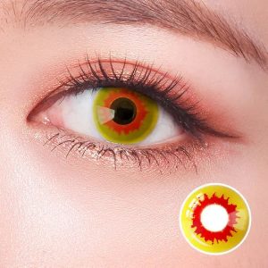 Fiery Horizon Crazy Lens Contact Lenses