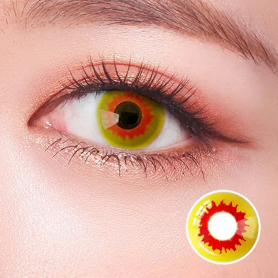 Fiery Horizon Crazy Lens Contact Lenses