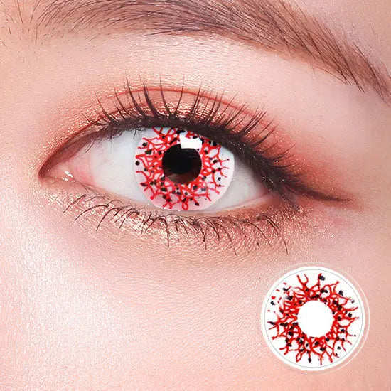 Gothic Red Horror Lens Contact Lenses