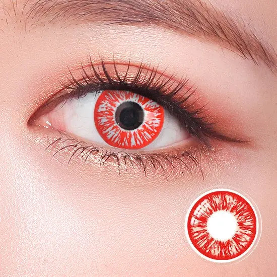 Hell Red Crazy Lens Contact Lenses