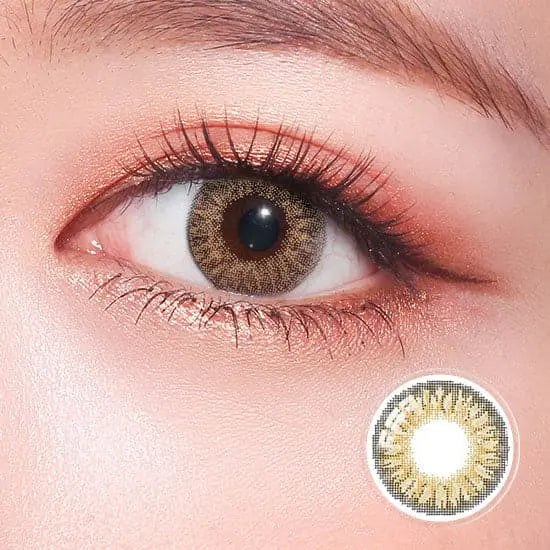 Geo Tricolor Brown Contact Lenses