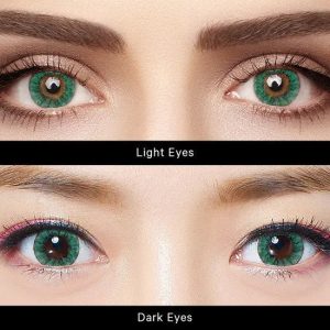 Super Crystal Green Contact Lenses