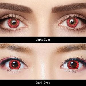 Super Crystal Red Contact Lenses