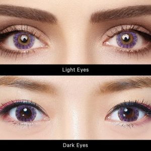 Super Crystal Violet Contact Lenses