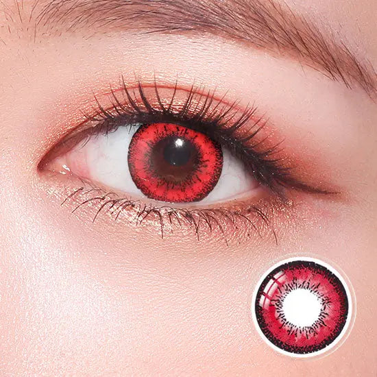 Dolly+ Red Contact Lenses