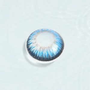 Puffy 3 Tone Blue Contact Lenses