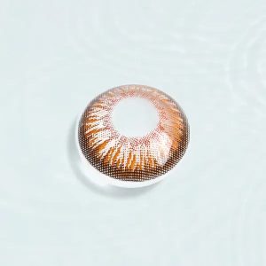Puffy 3 Tone Brown Contact Lenses