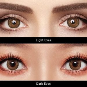Puffy 3 Tone Brown Contact Lenses