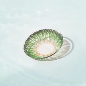 Puffy 3 Tone Green Contact Lenses