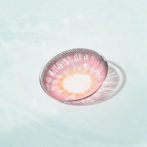 Puffy 3 Tone Pink Contact Lenses