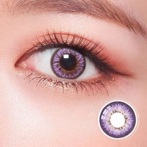 Puffy 3 Tone Violet Contact Lenses