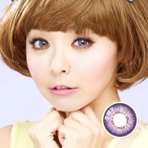 Puffy 3 Tone Violet Contact Lenses