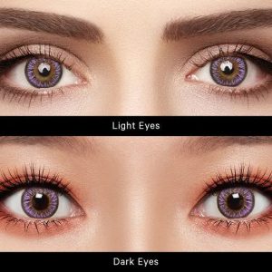 Puffy 3 Tone Violet Contact Lenses