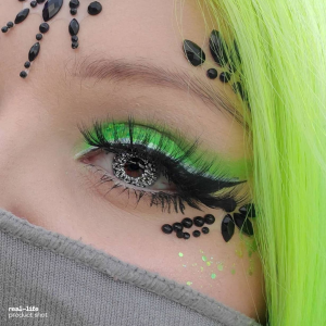White Ghost Eyes Halloween Lens Contact Lenses