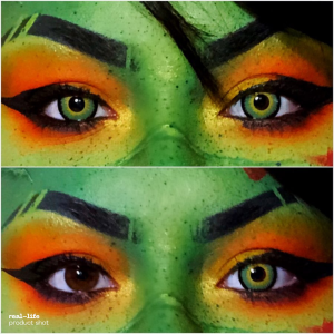 Green Werewolf Crazy Lens Contact Lenses