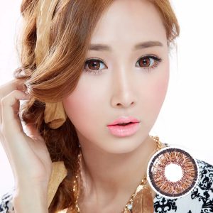 Max Elegance Tri-Tone Brown Contact Lenses