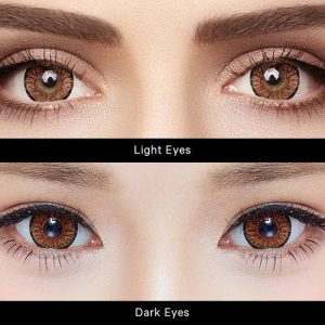 Max Elegance Tri-Tone Brown Contact Lenses
