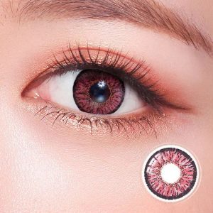 Max Elegance Tri-Tone Pink Contact Lenses