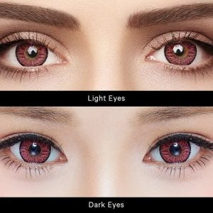Max Elegance Tri-Tone Pink Contact Lenses