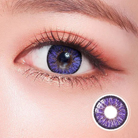 Max Elegance Tri-Tone Violet Contact Lenses