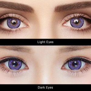 Max Elegance Tri-Tone Violet Contact Lenses
