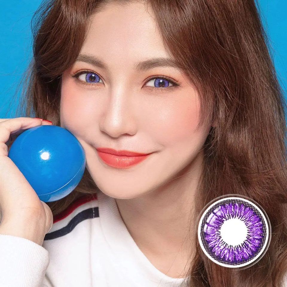 Neo Sunflower Violet Contact Lenses