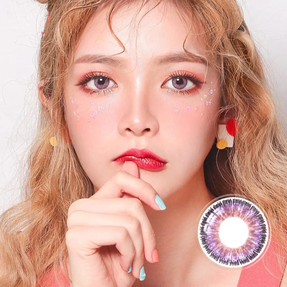 Neo Glamour Violet Contact Lenses