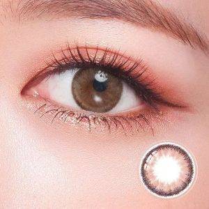 Eyemi Quartz Rose Brown Contact Lenses