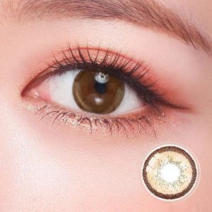 Eyemi Quartz Amber Brown Contact Lenses