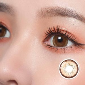 Eyemi Quartz Amber Brown Contact Lenses