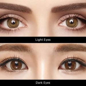 Eyemi Quartz Amber Brown Contact Lenses