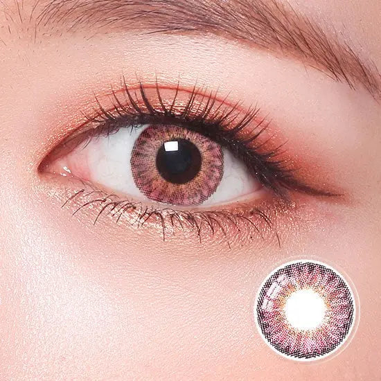 Romantic Peach Pink Contact Lenses