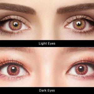 Romantic Peach Pink Contact Lenses
