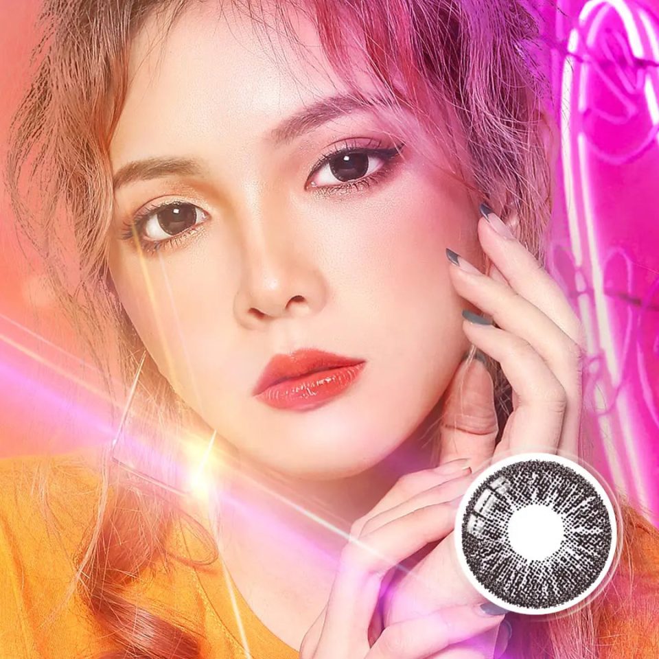 Super Pinky Black Contact Lenses
