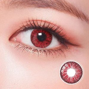 Super Pinky Bright Red Contact Lenses