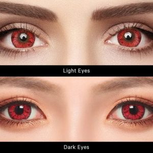 Super Pinky Bright Red Contact Lenses