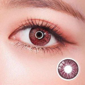 Super Pinky Wine Red Contact Lenses
