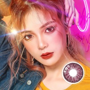 Super Pinky Wine Red Contact Lenses