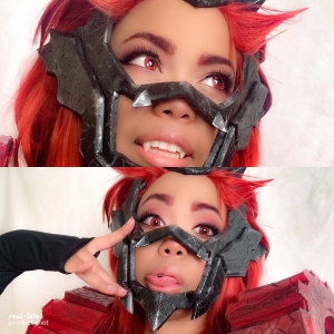 Super Crystal Red Contact Lenses