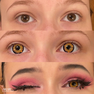 Yellow Twilight Crazy Lens Contact Lenses