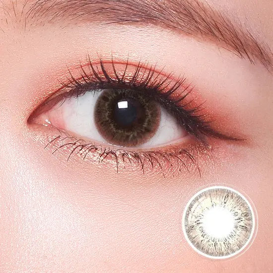 AuraLight Glinsten Brown Contact Lenses
