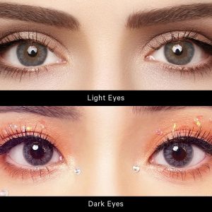 Falling Star Gray Contact Lenses